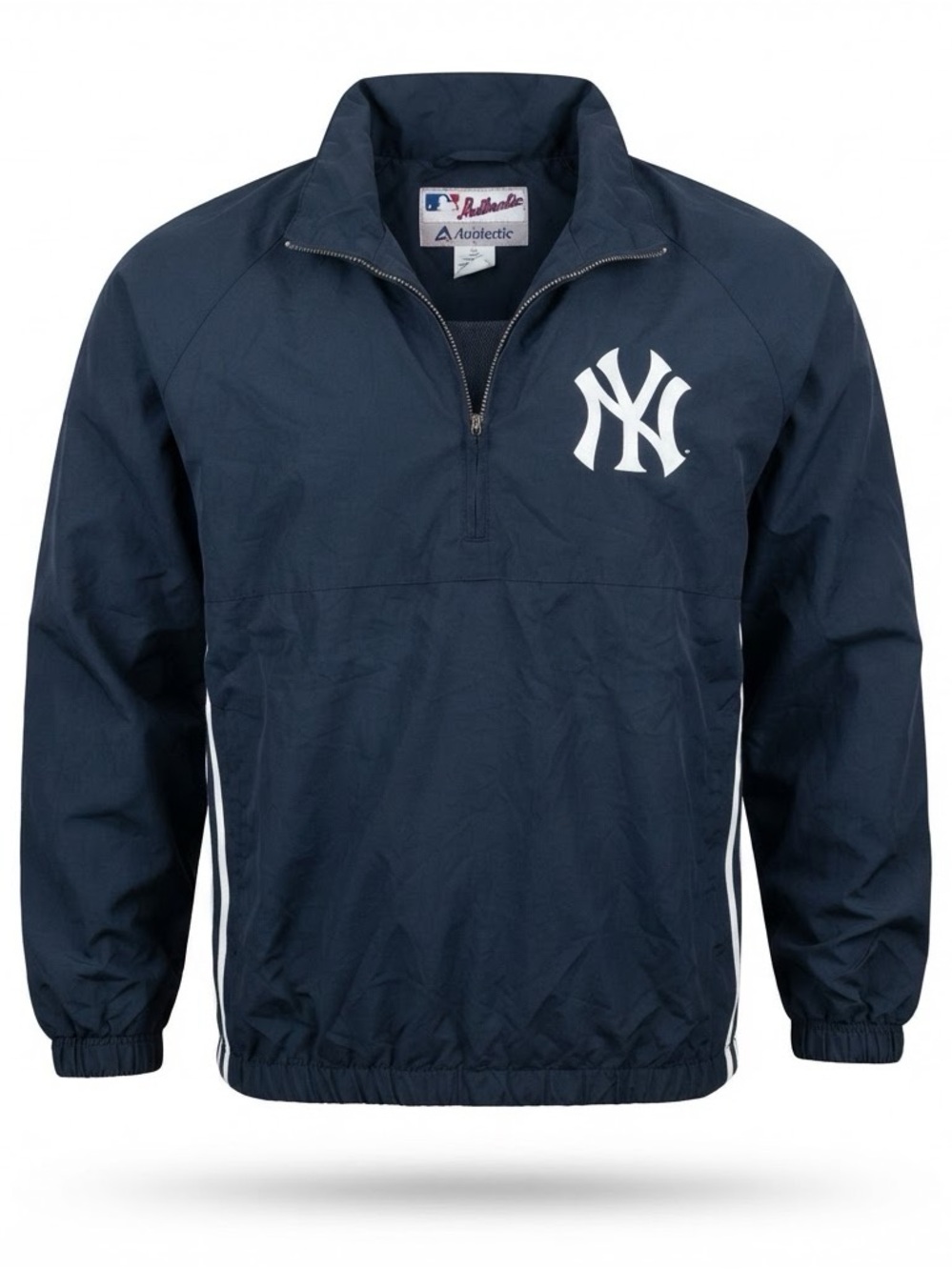 Majestic Navy New York Yankees Half-Zip Windbreaker